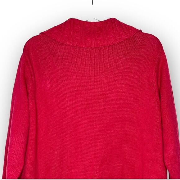 Y2K Tiara International Christmas Cardigan Beaded Grandmacore Ugly Plus Size 1X - Picture 5 of 12